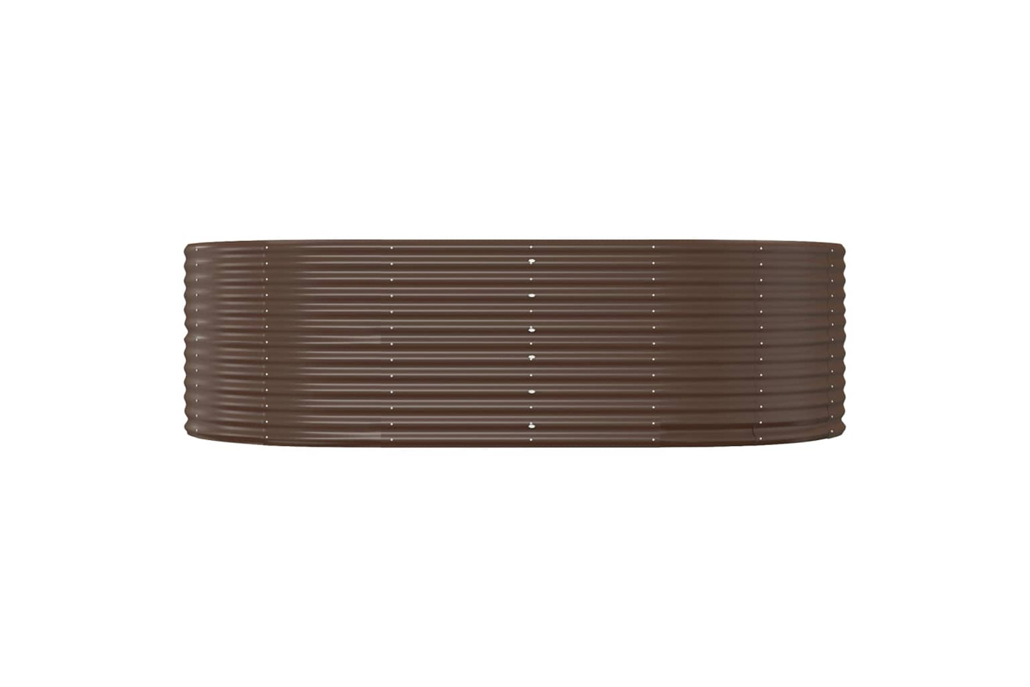 vidaXL 319095 Garden Raised Bed Brown 212x140x68cm Powder-coated Steel