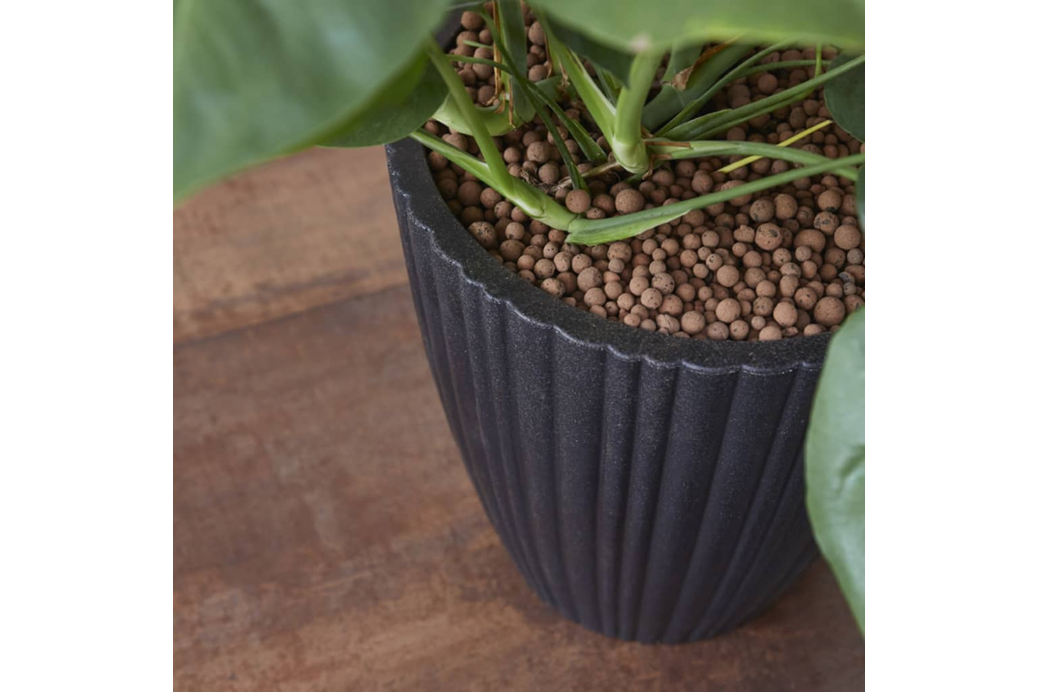 Capi 424326 Vase Urban Tube Tapered 40x40 Cm Black Kblt801