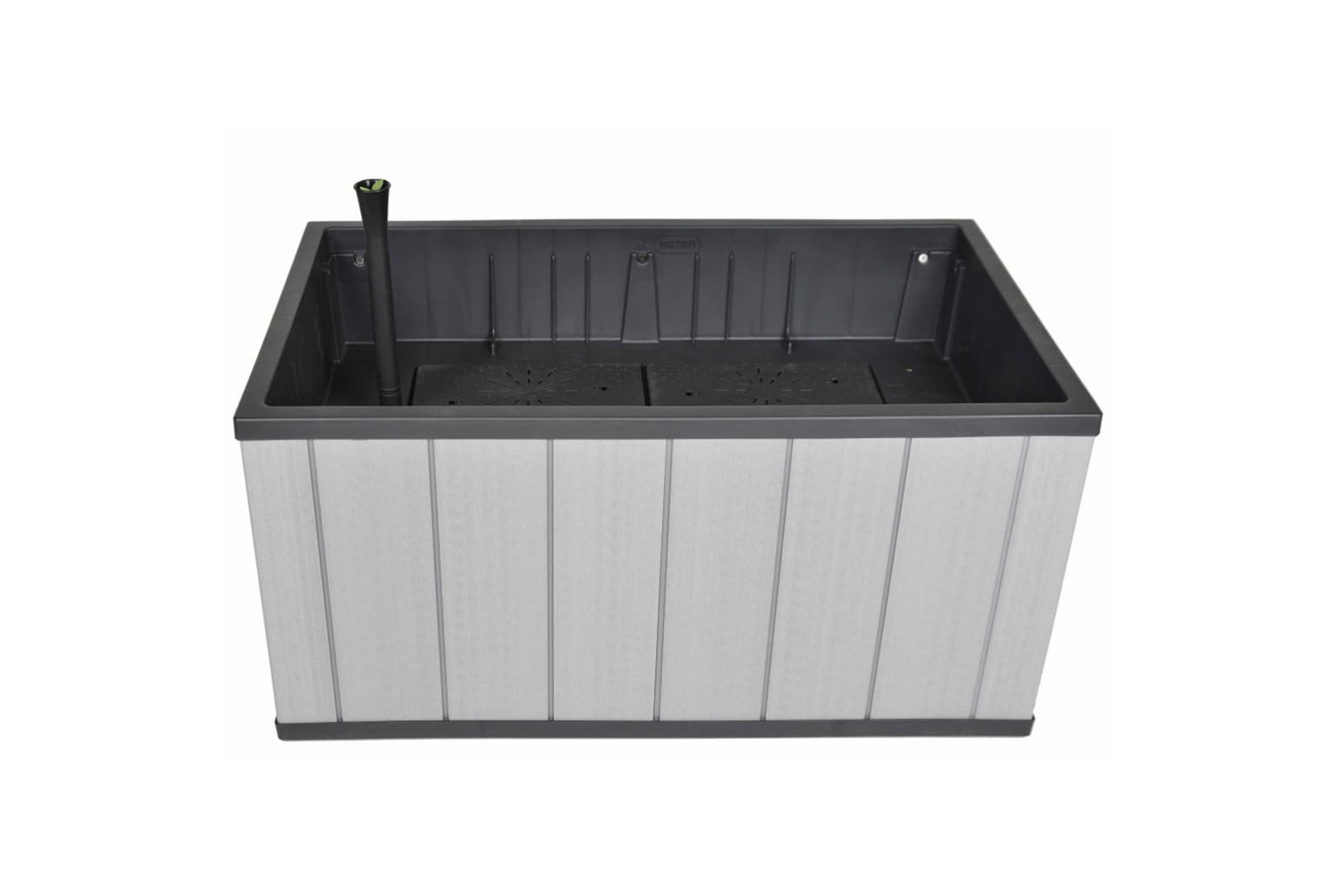 Keter 422828 Garden Planter Sequoia Medium Grey Pp 240929