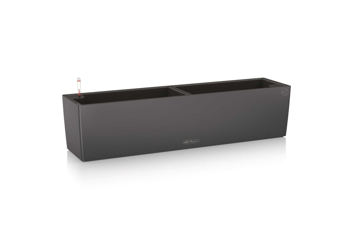 Lechuza Planter Balconera Color 80 All-in-one Slate 15683