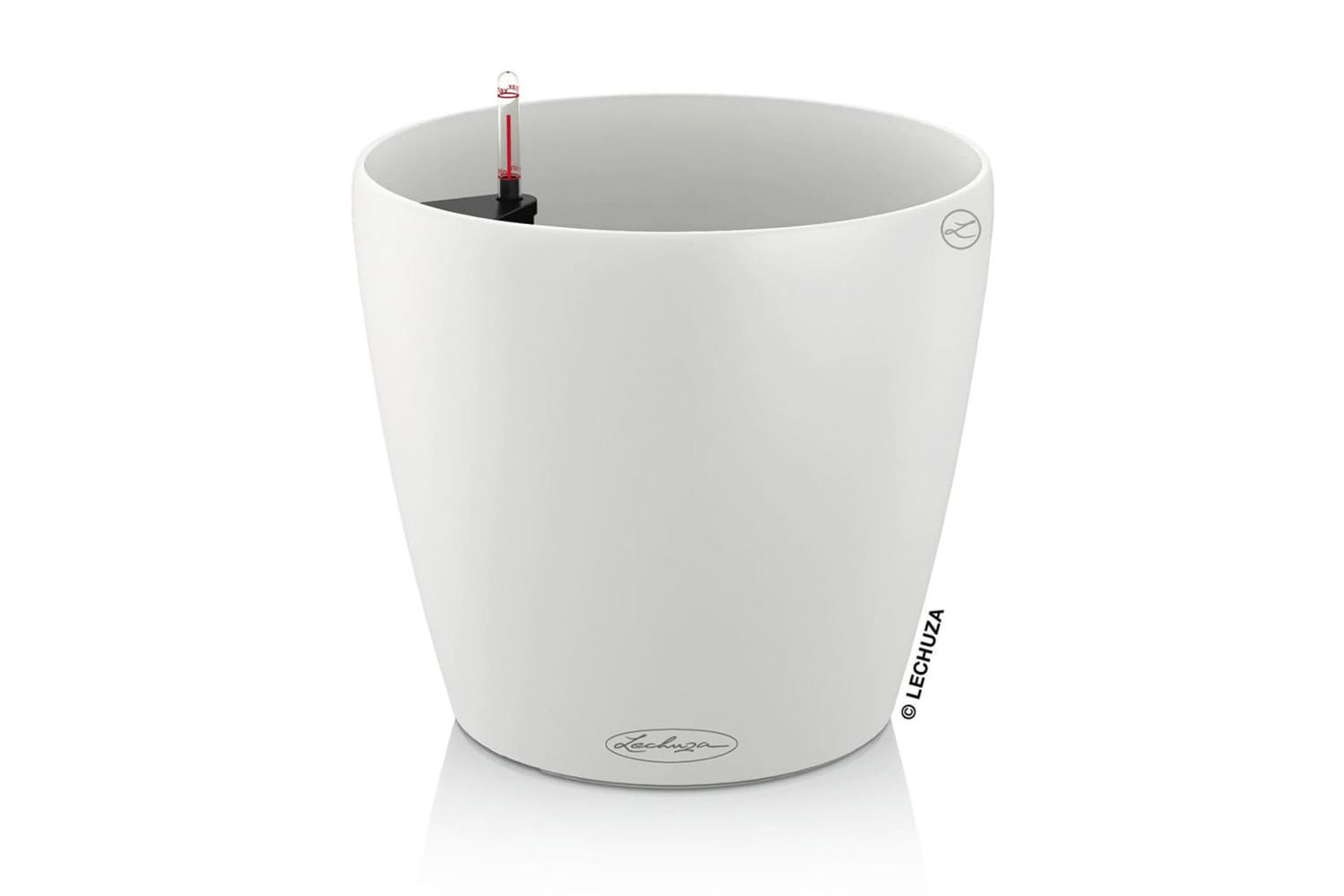 Lechuza 443312 Planter Classico Color 18 All-in-one White