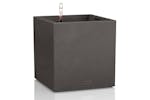 Lechuza Planter Canto Stone 30 Low All-in-one Graphite Black