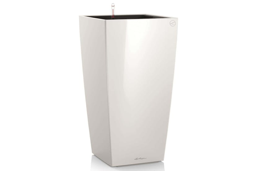 Lechuza 421487 Planter Cubico 30 All-in-one High-gloss White 18181