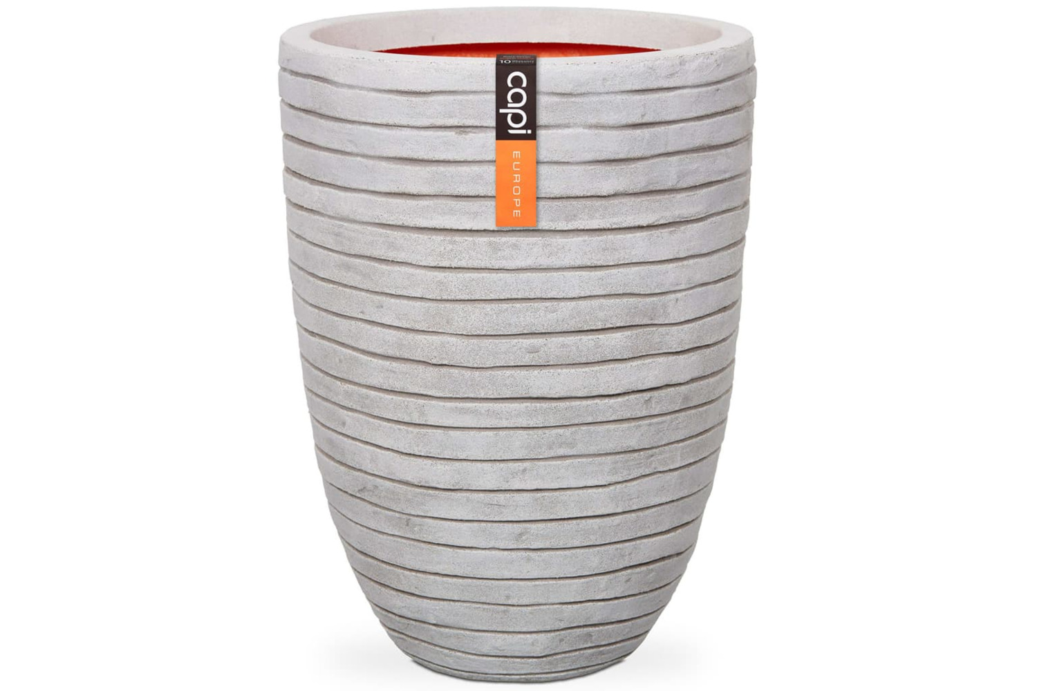 Capi 424277 Vase Nature Row Elegant Low 46x58 Cm Ivory Krwi783