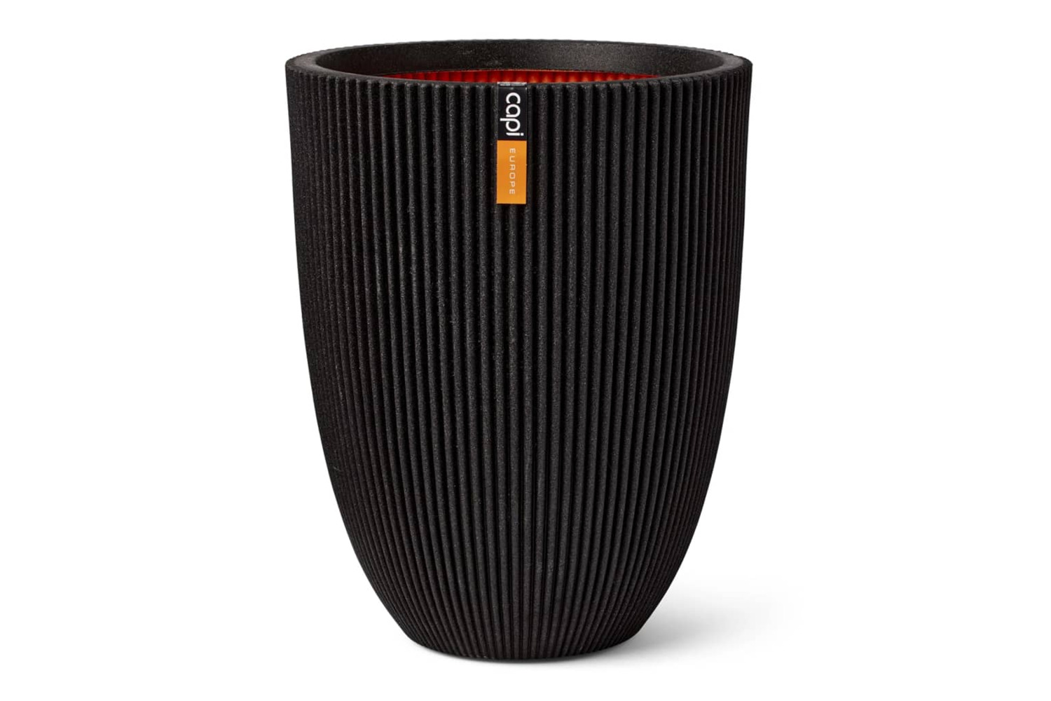 Capi 445497 Vase Elegant Groove 46x58 Cm Black