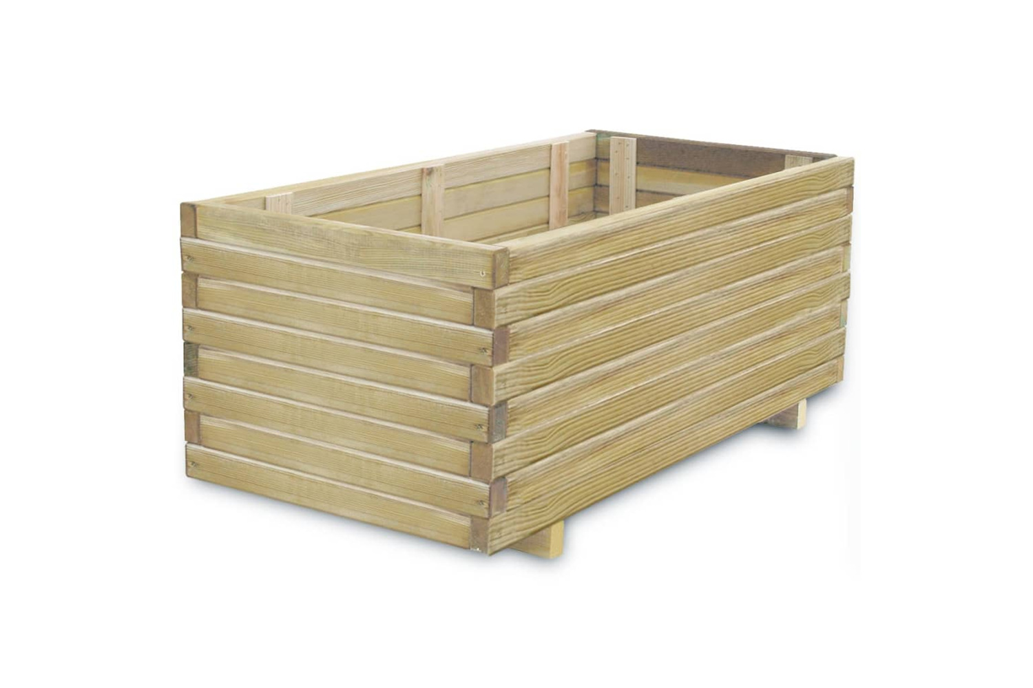 vidaXL Raised Bed 100x50x40cm Wood Rectangular