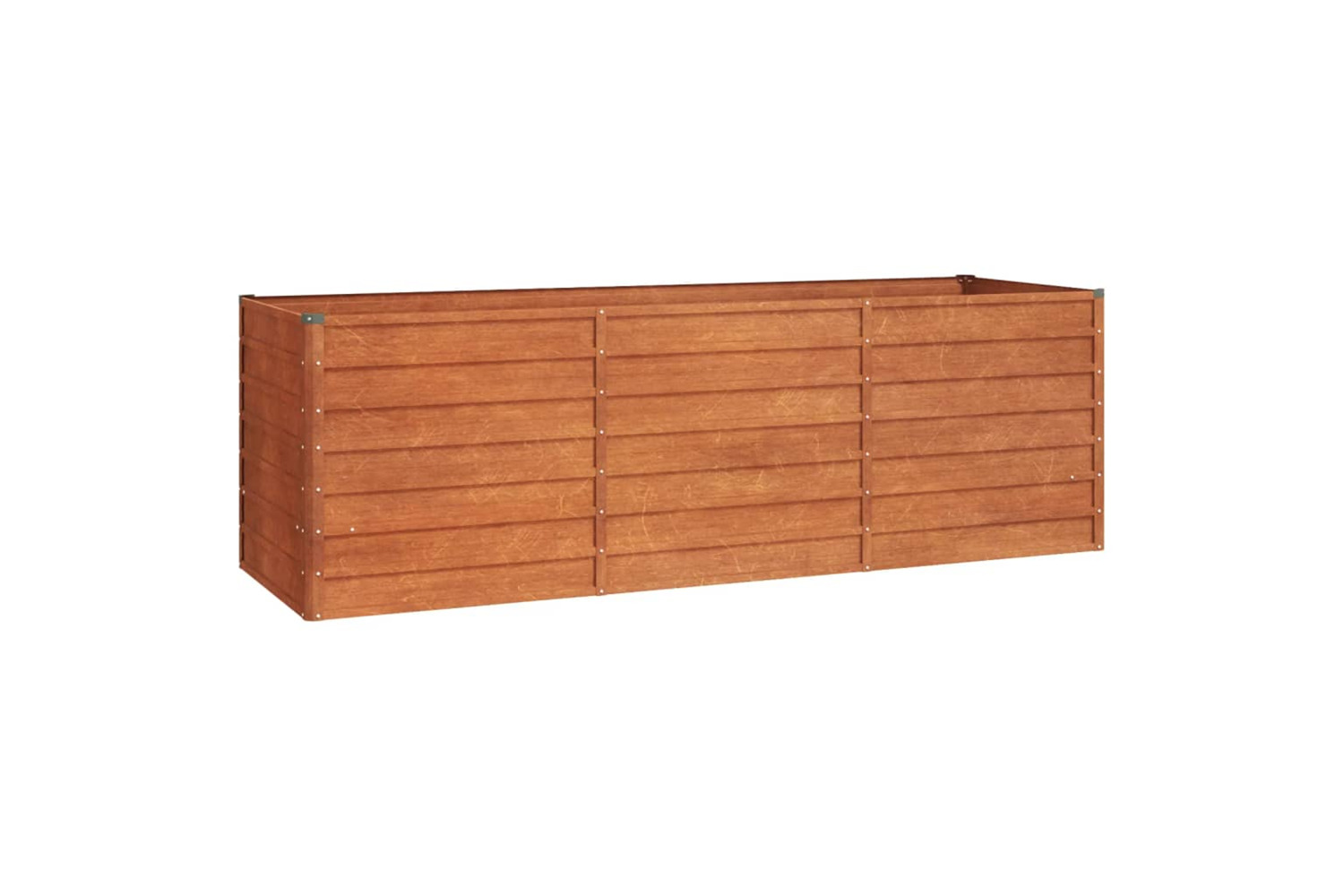 Vidaxl Garden Raised Bed Rusty 240x80x77 Cm Corten Steel