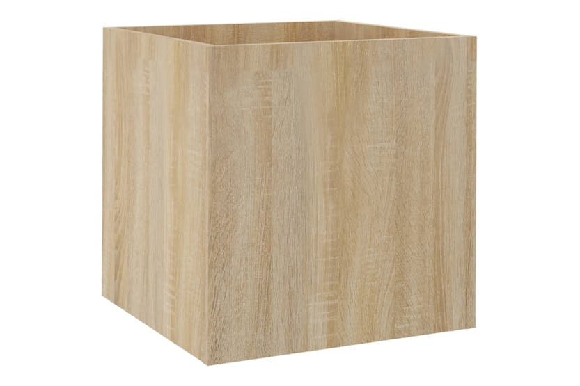 Vidaxl 808795 Planter Box Sonoma Oak 40x40x40 Cm Engineered Wood