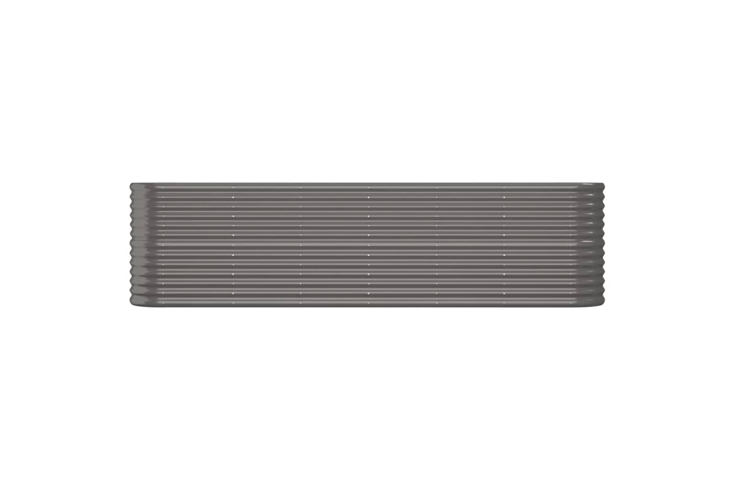 vidaXL 318904 Garden Raised Bed Powder-coated Steel 260x40x68cm Grey