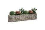 Vidaxl 152026 Gabion Raised Bed Galvanised Iron 260x50x50 Cm