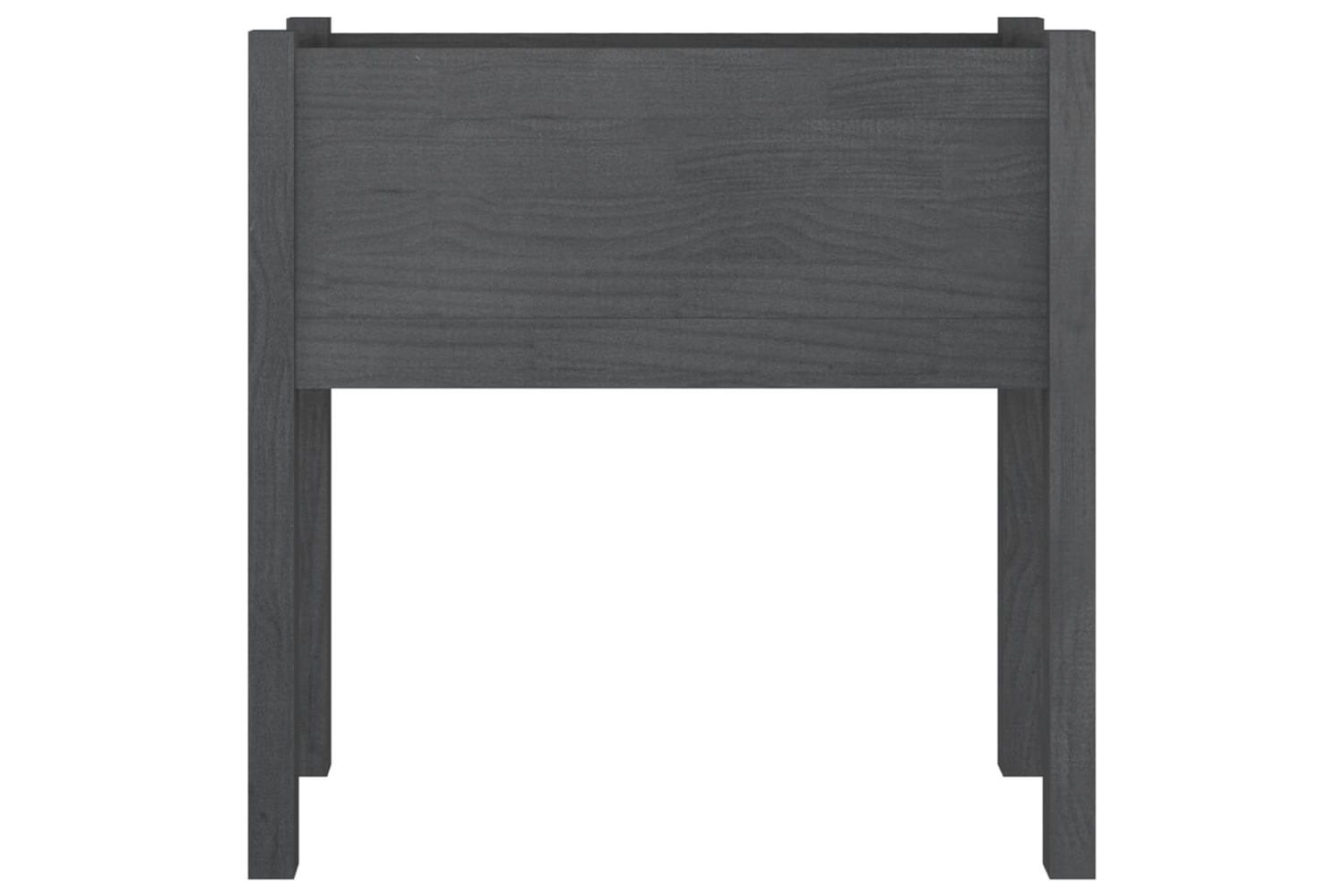 vidaXL 810823 Garden Planter Grey 70x31x70cm Solid Pinewood