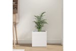 Vidaxl 808798 Planter Box High Gloss White 40x40x40 Cm Engineered Wood