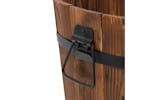 Vidaxl 363361 3 Piece Wooden Bucket Planter Set Solid Wood Fir