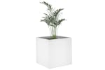 Vidaxl 808798 Planter Box High Gloss White 40x40x40 Cm Engineered Wood