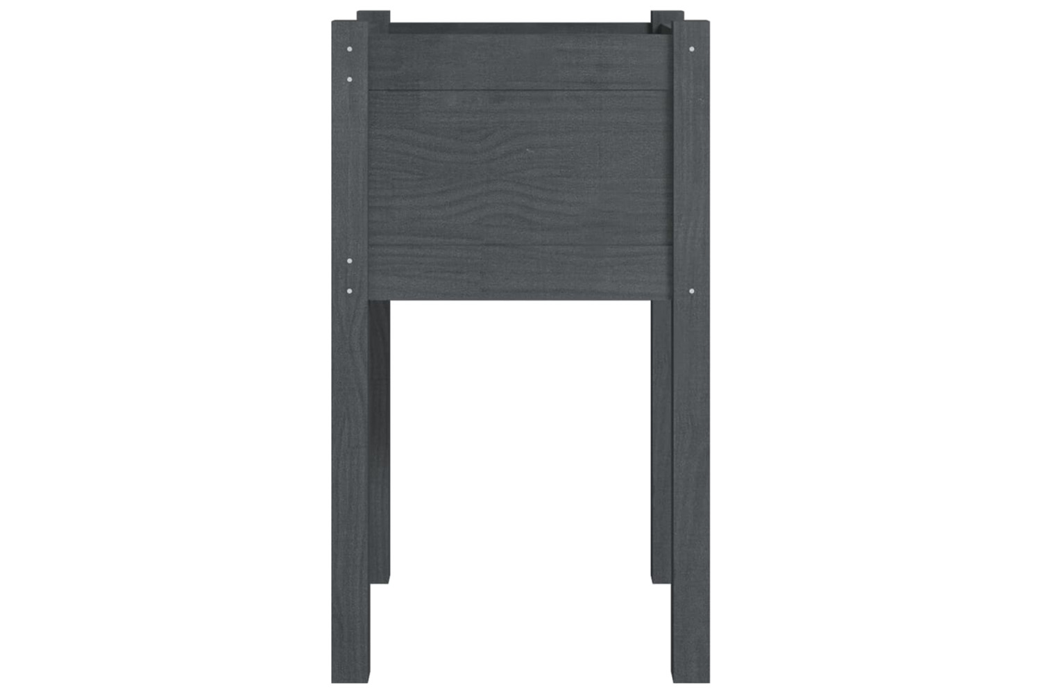 vidaXL 810793 Garden Planter Grey 40x40x70cm Solid Pinewood