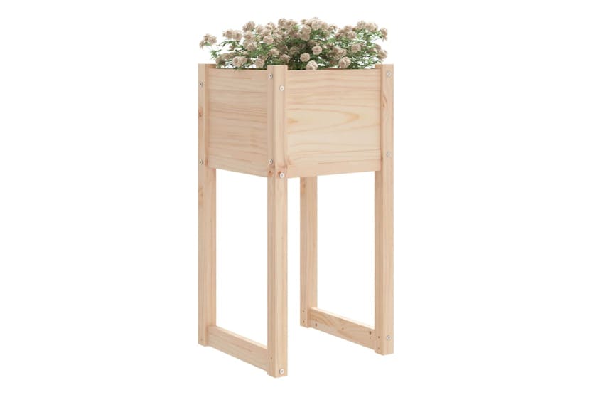 Vidaxl 822123 Planters 2 Pcs 40x40x81 Cm Solid Wood Pine