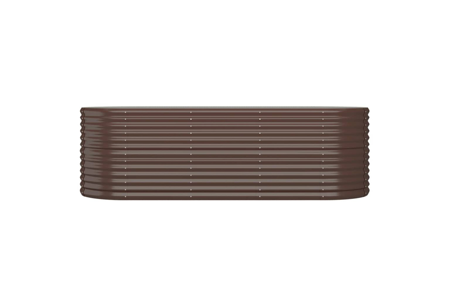 vidaXL 318955 Garden Raised Bed Powder-coated Steel 224x80x68cm Brown