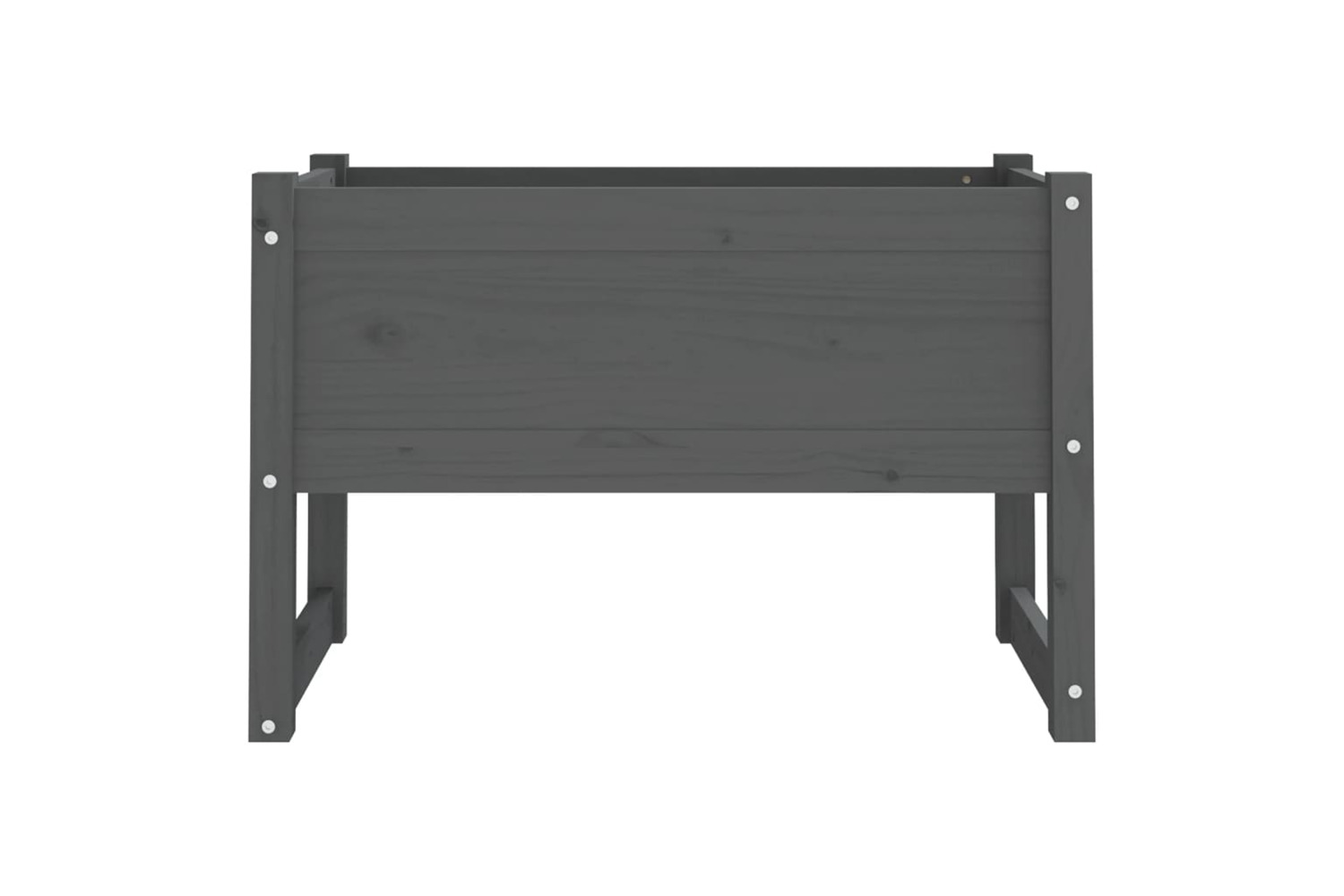vidaXL 822119 Planter Grey 78x40x52cm Solid Wood Pine