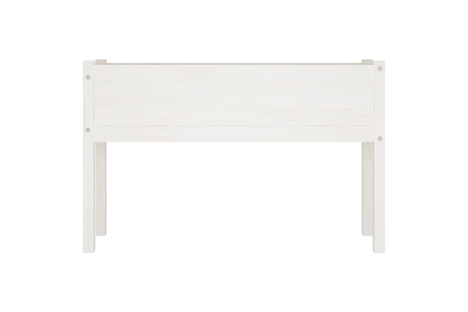 vidaXL 810831 Garden Planter White 110x31x70cm Solid Pinewood