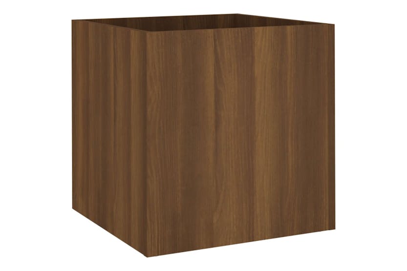 Vidaxl 820501 Planter Box Brown Oak 40x40x40 Cm Engineered Wood