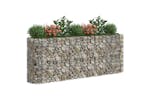 Vidaxl 152034 Gabion Raised Bed Galvanised Iron 260x50x100 Cm