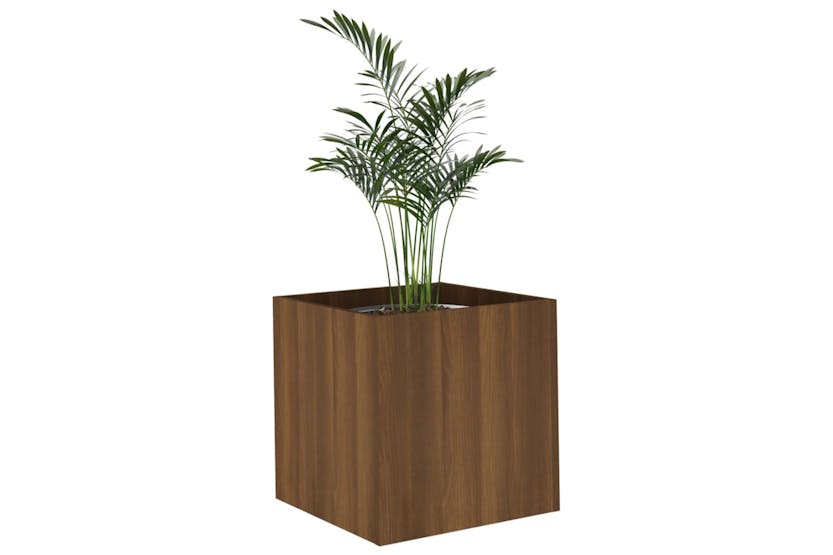 Vidaxl 820501 Planter Box Brown Oak 40x40x40 Cm Engineered Wood