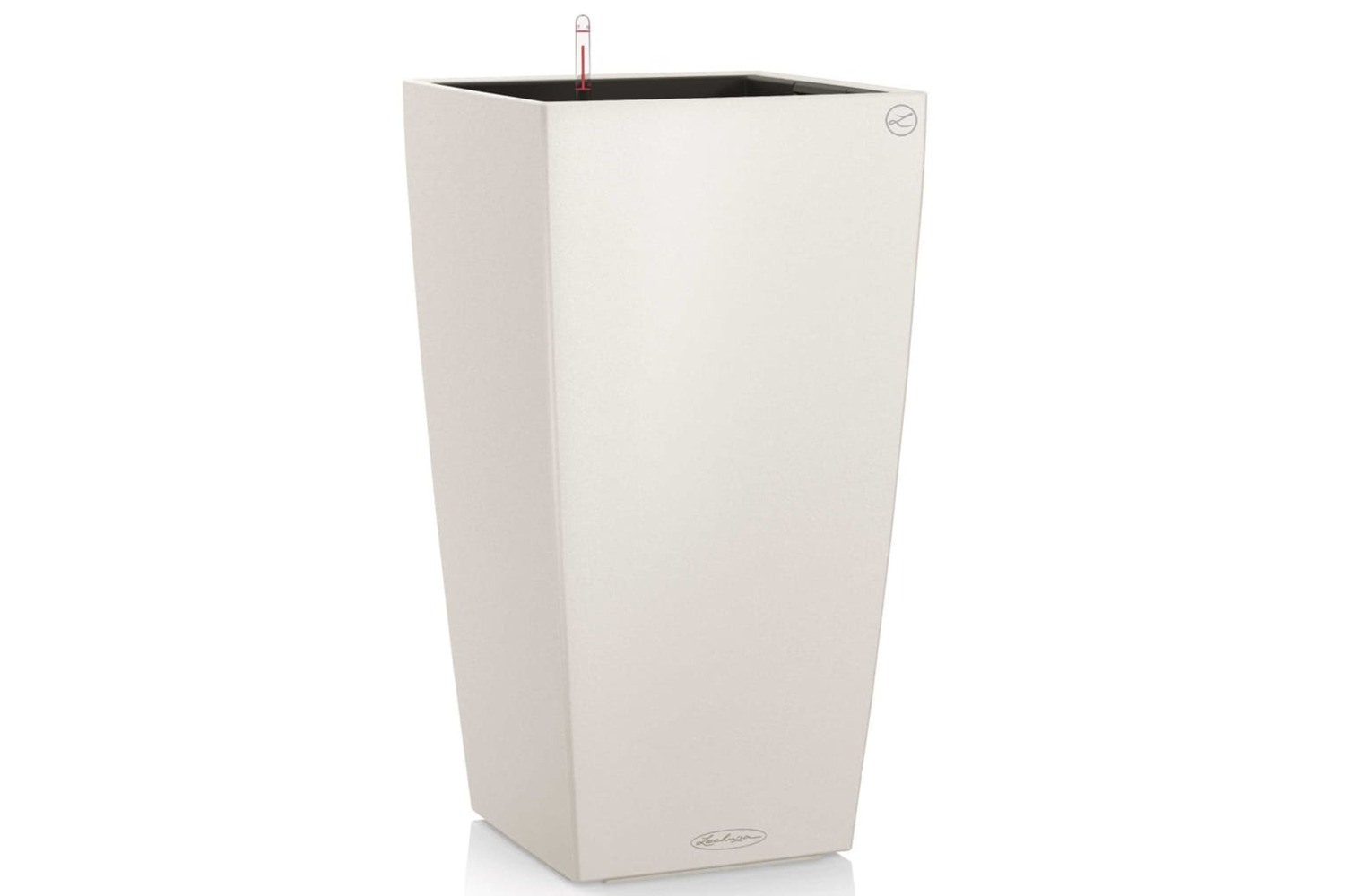 Lechuza Planter Cubico Color 40 All-in-one White 13150