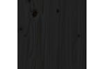 Vidaxl 823784 Planter With Shelf Black 82.5x54x81 Cm Solid Wood Pine