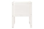 Vidaxl 822109 Planter White 40x40x52.5 Cm Solid Wood Pine