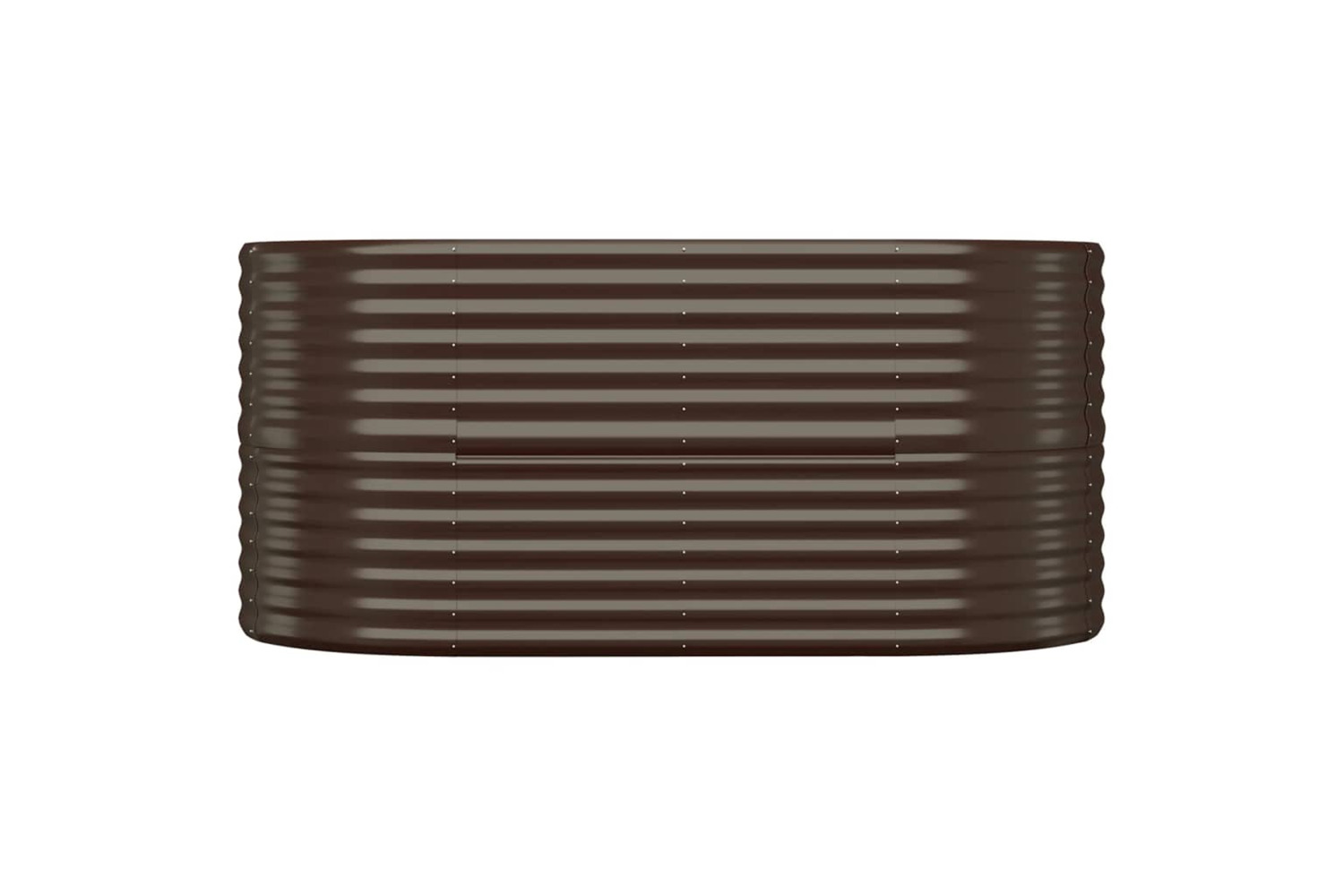 vidaXL 318950 Garden Raised Bed Powder-coated Steel 152x80x68cm Brown