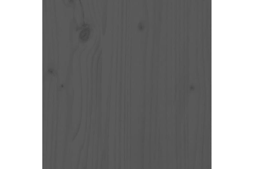 Vidaxl 823866 Planter Grey 80x80x27 Cm Solid Wood Pine
