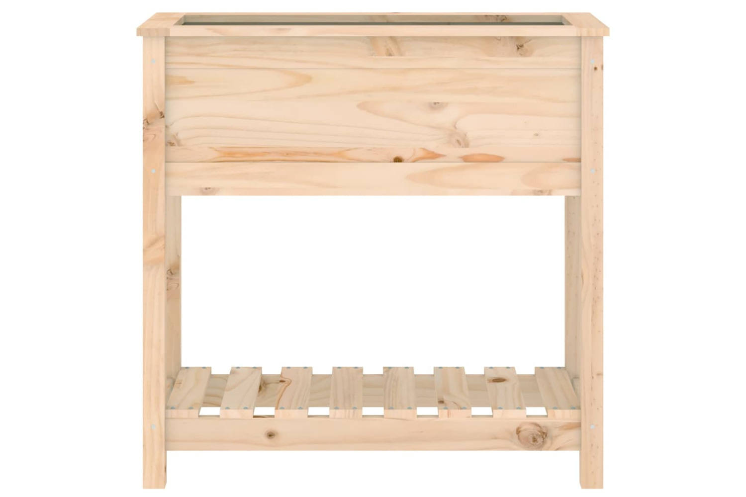 vidaXL 823759 Planter With Shelf 82.5x34.5x81cm Solid Wood Pine