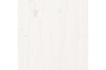 Vidaxl 822109 Planter White 40x40x52.5 Cm Solid Wood Pine