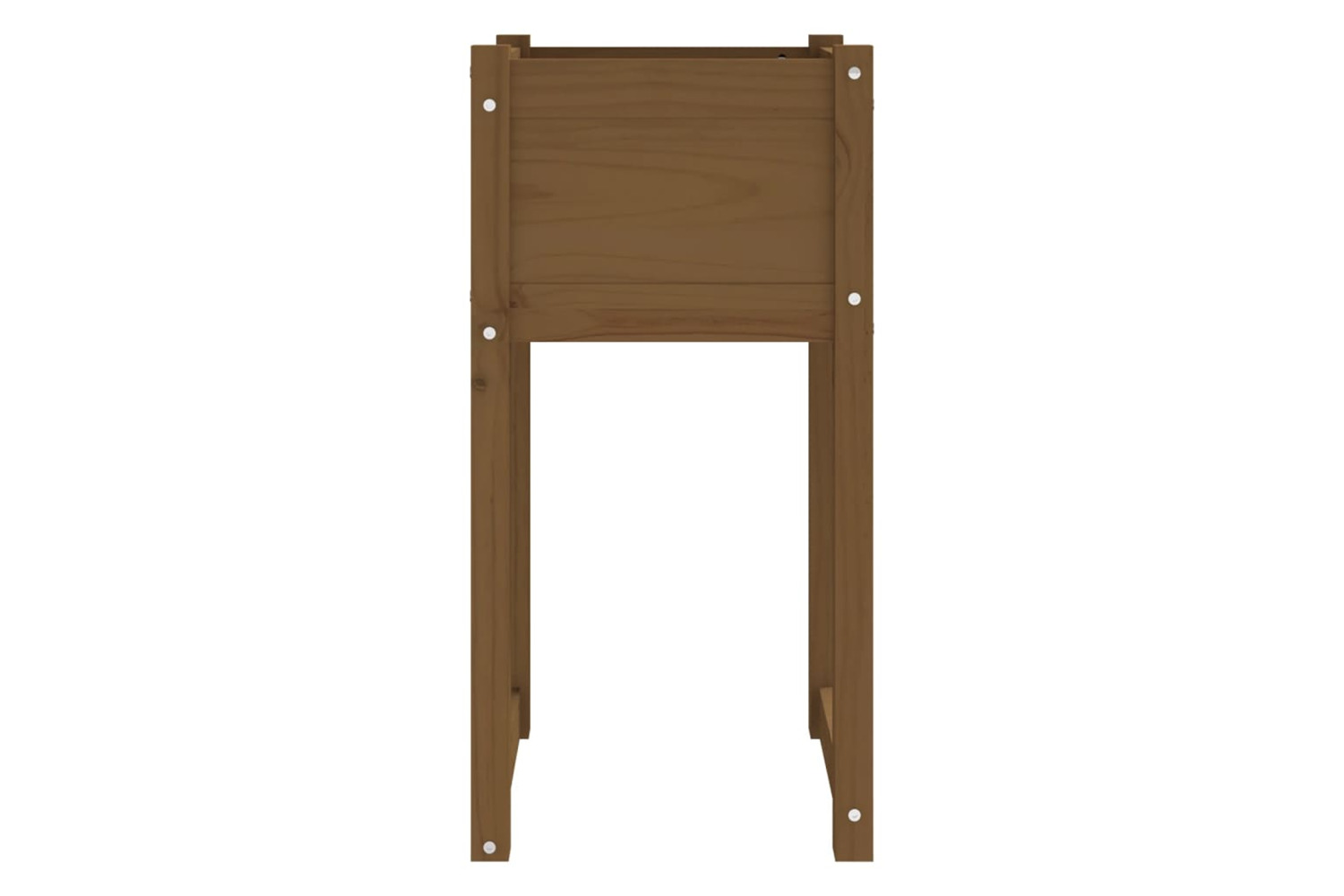 vidaXL 822129 Planters 2 Pcs Honey Brown 40x40x81cm Solid Wood Pine