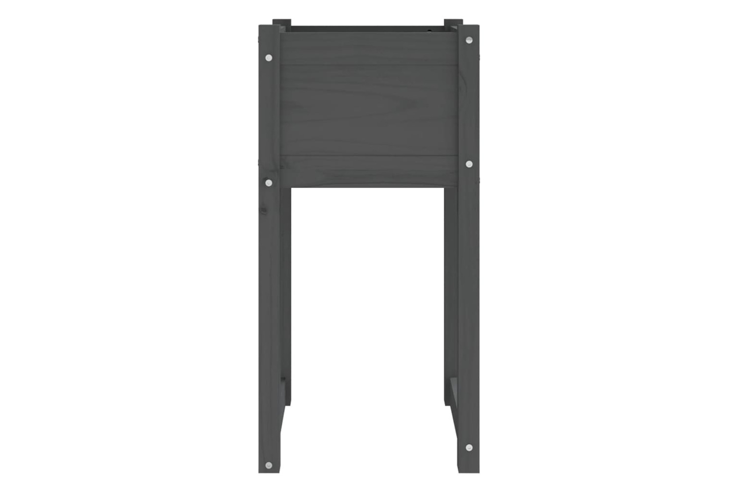 vidaXL 822126 Planter Grey 40x40x81cm Solid Wood Pine