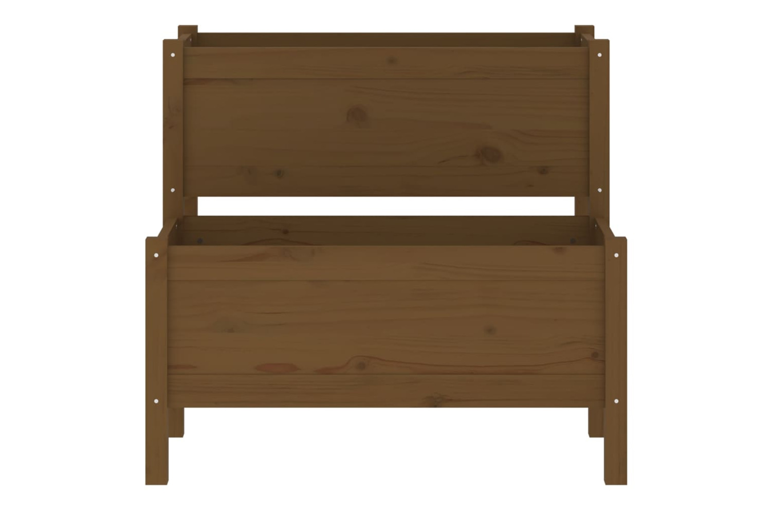 vidaXL 822260 Planter Honey Brown 84.5x84x75cm Solid Wood Pine