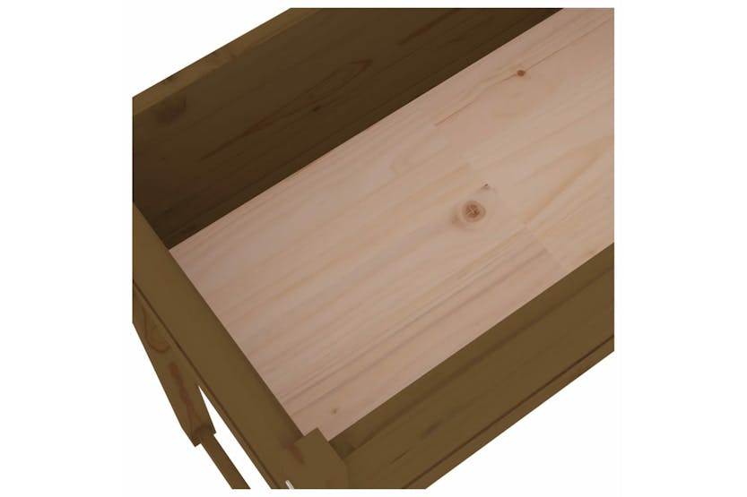 Vidaxl 822135 Planter Honey Brown 78x40x81 Cm Solid Wood Pine