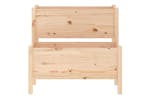 Vidaxl 822257 Planter 84.5x84x75 Cm Solid Wood Pine