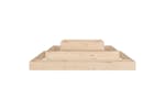 Vidaxl 823871 Planter 110x110x27 Cm Solid Wood Pine