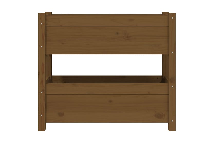 Vidaxl 823944 Planter Honey Brown 77x25x66 Cm Solid Wood Pine