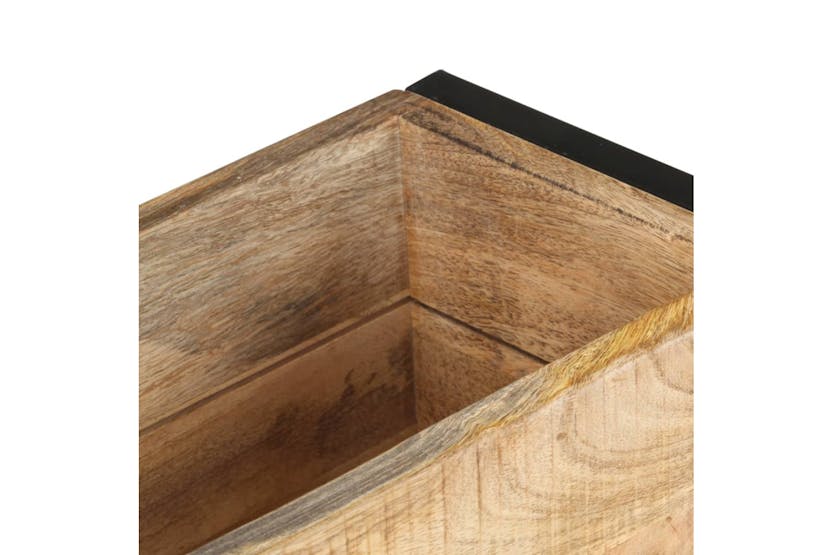 Vidaxl 321941 Planter 60x20x68 Cm Rough Mango Wood