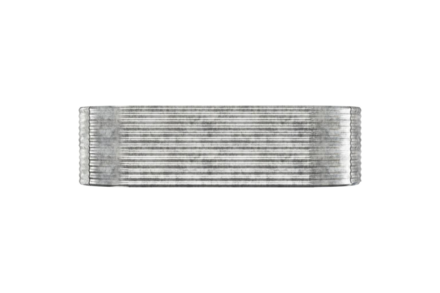 vidaXL 319067 Garden Raised Bed Powder-coated Steel 249x100x68cm Silver