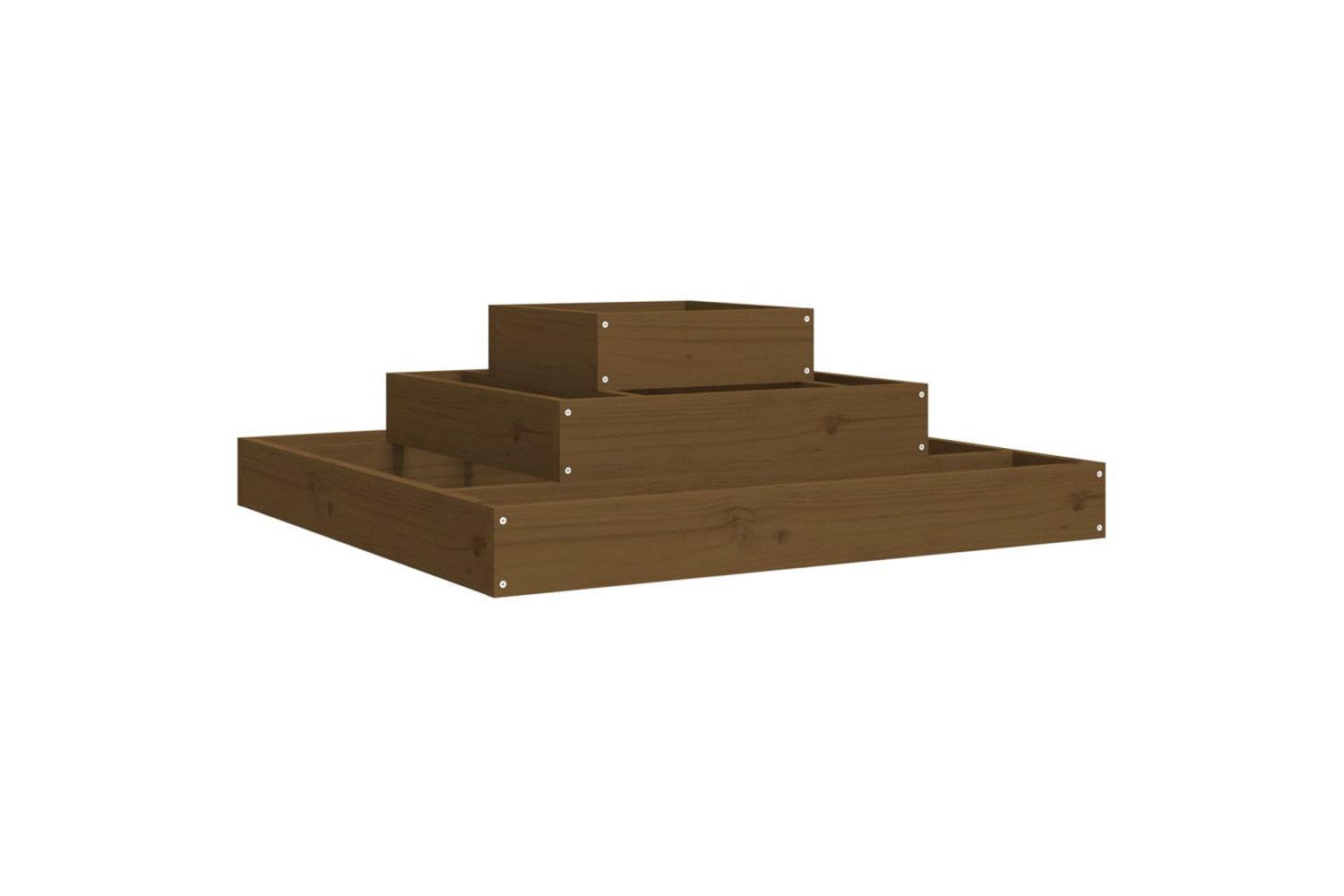vidaXL 823867 Planter Honey Brown 80x80x27cm Solid Wood Pine