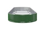 Vidaxl 319038 Garden Raised Bed Powder-coated Steel 450x140x36 Cm Green