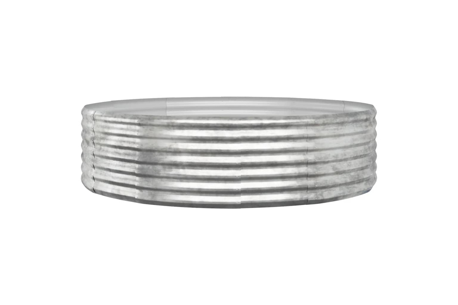 vidaXL 319022 Garden Raised Bed Powder-coated Steel 140x140x36cm Silver