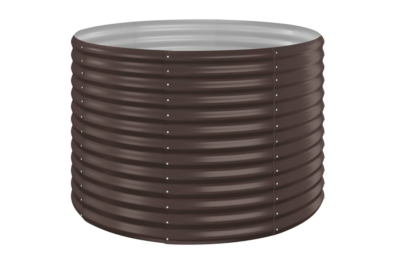 vidaXL 319055 Garden Raised Bed Powder-coated Steel 100x100x68cm Brown