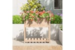 Vidaxl 823759 Planter With Shelf 82.5x34.5x81 Cm Solid Wood Pine