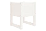 Vidaxl 822109 Planter White 40x40x52.5 Cm Solid Wood Pine