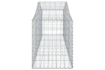 Vidaxl 3145605 Arched Gabion Baskets 9 Pcs 200x50x60/80 Cm Galvanised Iron