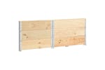 Vidaxl 3055169 Raised Beds 3 Pcs 100x100 Cm Solid Pine Wood (310057)